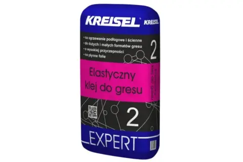 Klej KREISEL EXPERT 2, elastyczny, do płytek na ogrzewanie podłogowe i ścienne, do gresu.